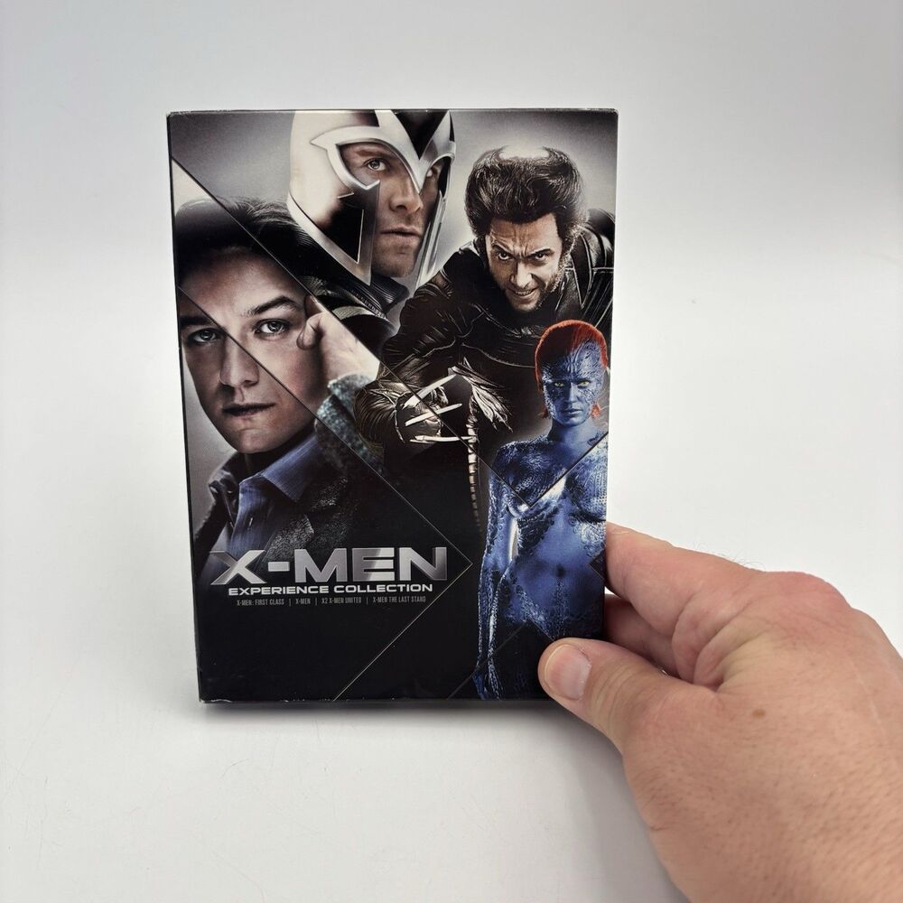 X-Men Experience Collection DVD 4-Disc Set First Class X2 Last Stand Marvel